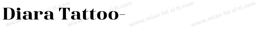 Diara Tattoo字体转换